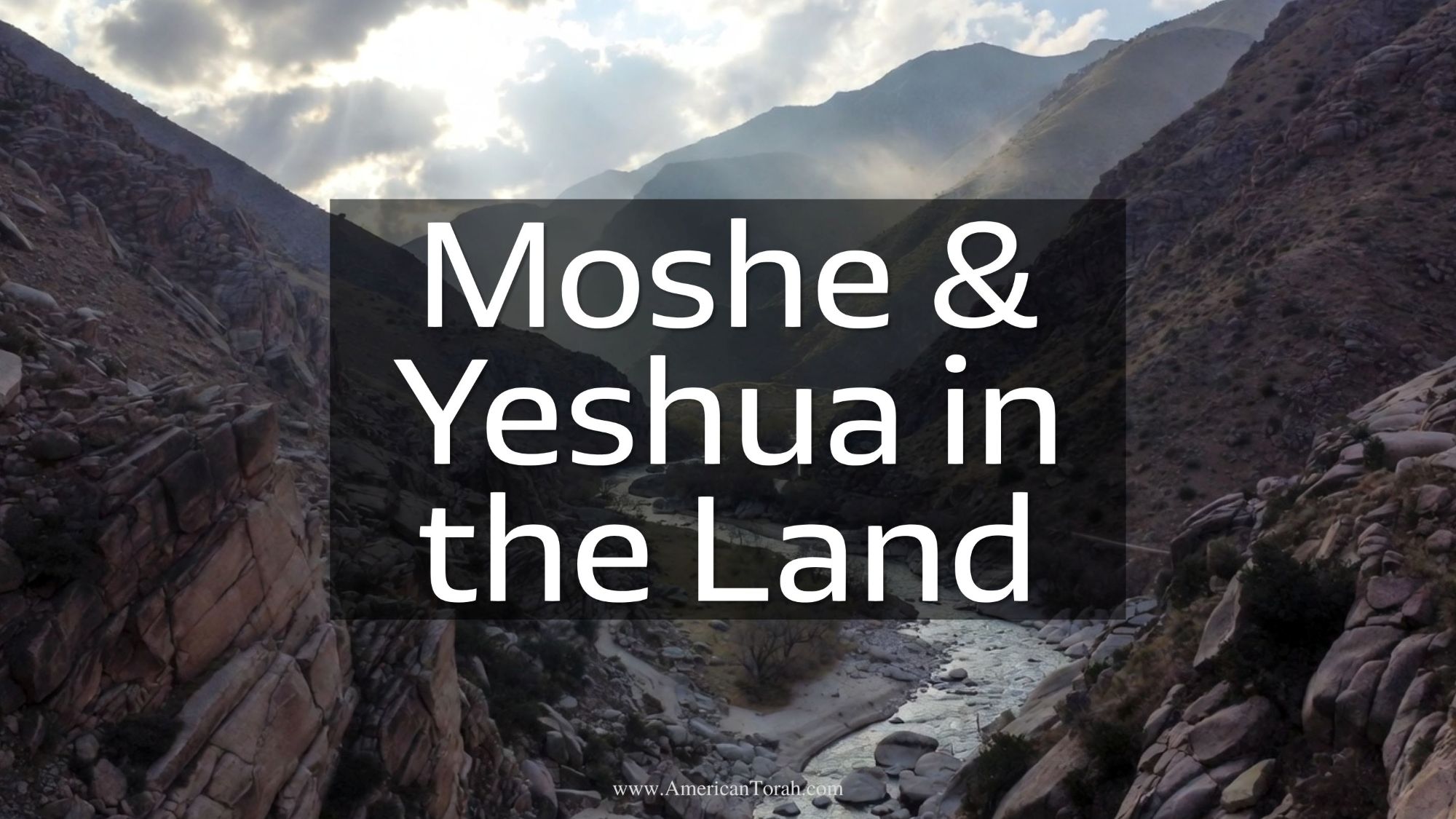 Moses leads to Jesus